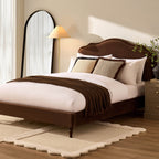 Dusklia - Wiltshire Bed Frame - Cappuccino