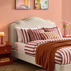 Dusklia - Wiltshire Bed Frame - Cream Linen