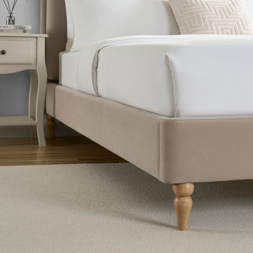 Dusklia - Wiltshire Bed Frame - Stone