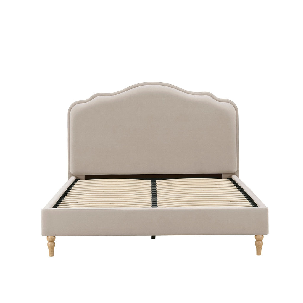Dusklia - Wiltshire Bed Frame - Stone