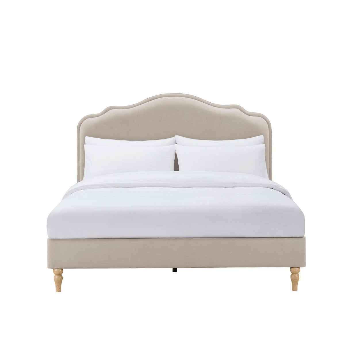 Dusklia - Wiltshire Bed Frame - Stone