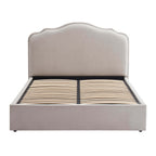 Dusklia - Wiltshire Chenille Ottoman Storage Bed - Light Grey