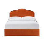 Dusklia - Wiltshire Ottoman Storage Bed - Bright Orange