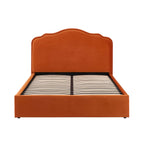 Dusklia - Wiltshire Ottoman Storage Bed - Bright Orange