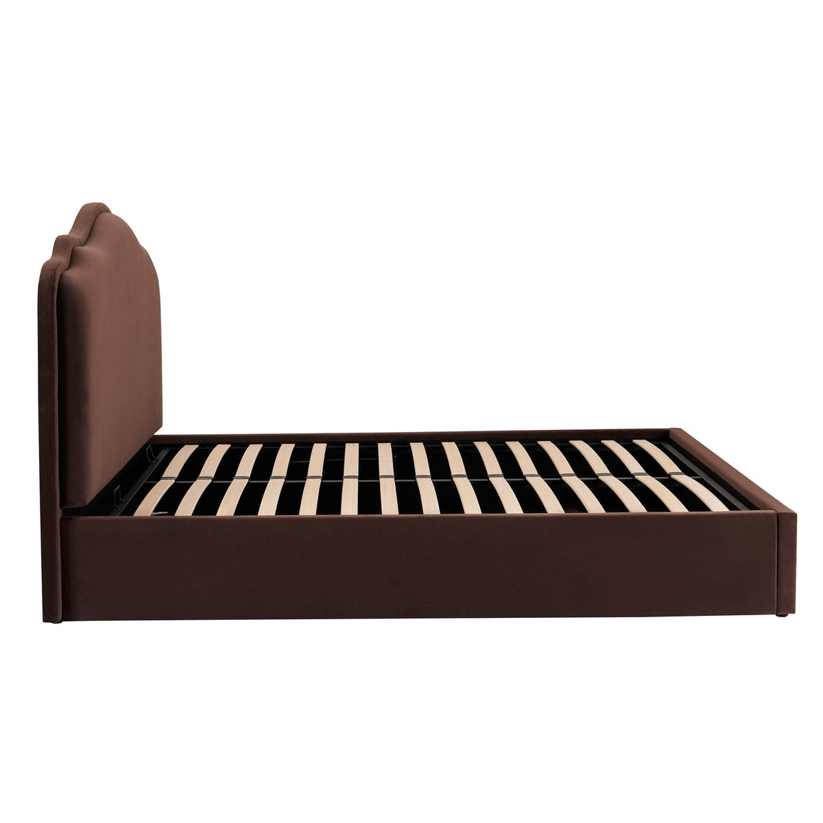 Dusklia - Wiltshire Ottoman Storage Bed - Cappuccino