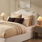 Dusklia - Wiltshire Ottoman Storage Bed - Cream Linen