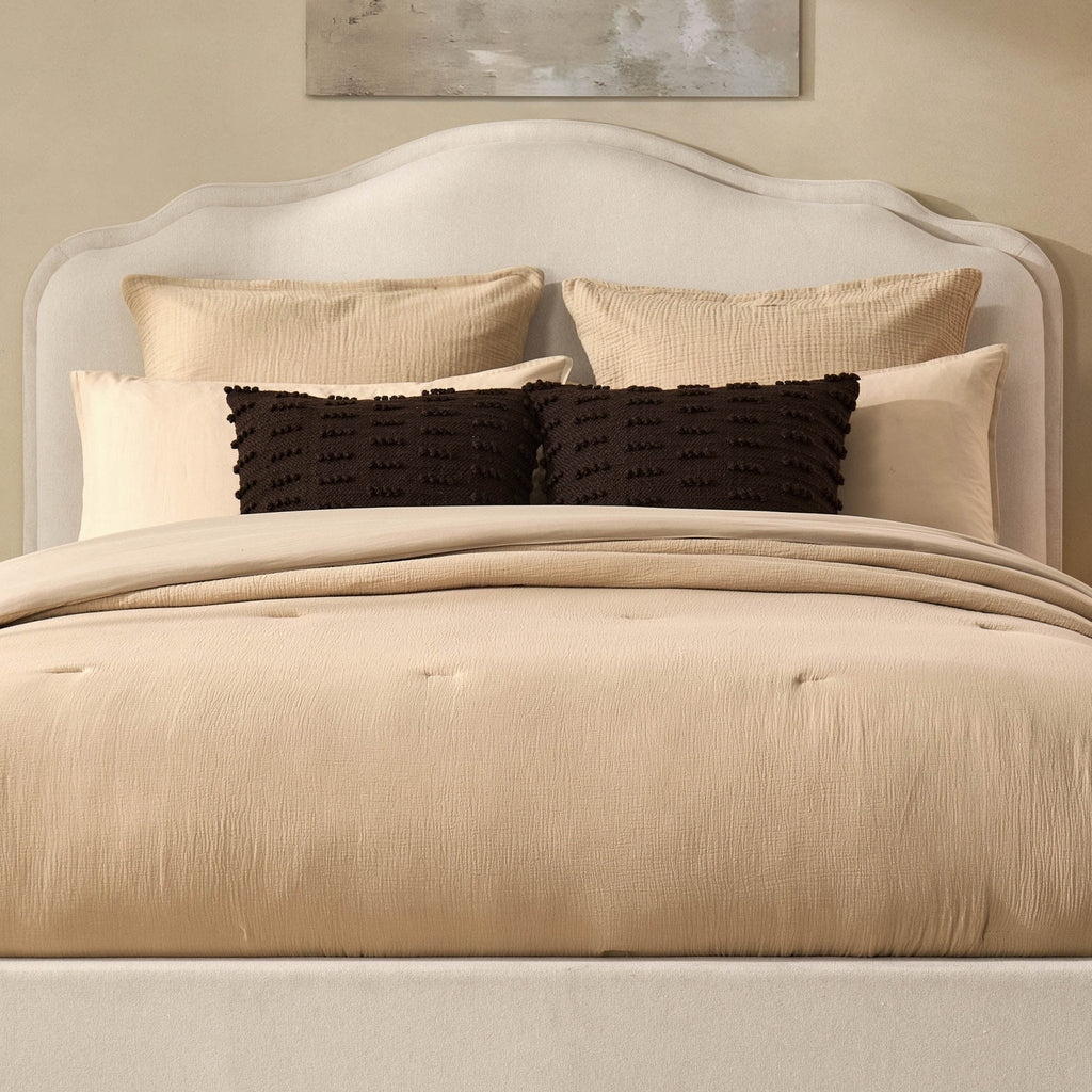 Dusklia - Wiltshire Ottoman Storage Bed - Cream Linen