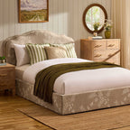 Dusklia - Wiltshire Ottoman Storage Bed - Jacquard Floral