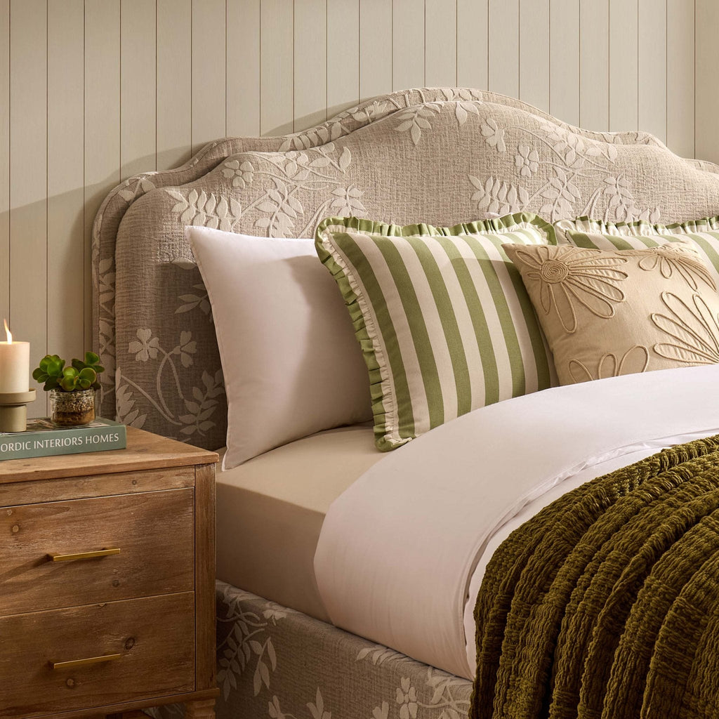 Dusklia - Wiltshire Ottoman Storage Bed - Jacquard Floral