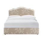 Dusklia - Wiltshire Ottoman Storage Bed - Jacquard Floral