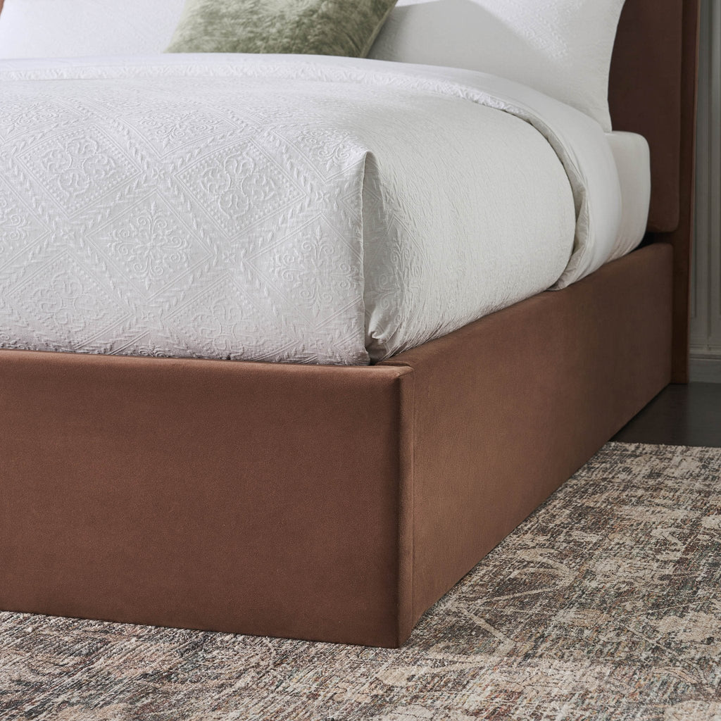 Dusklia - Wiltshire Ottoman Storage Bed - Mauve