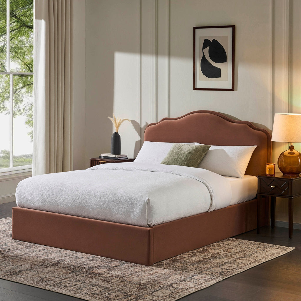 Dusklia - Wiltshire Ottoman Storage Bed - Mauve