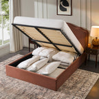 Dusklia - Wiltshire Ottoman Storage Bed - Mauve