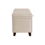 Dusklia - Windermere Storage Ottoman - Ecru