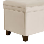 Dusklia - Windermere Storage Ottoman - Ecru