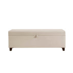 Dusklia - Windermere Storage Ottoman - Ecru