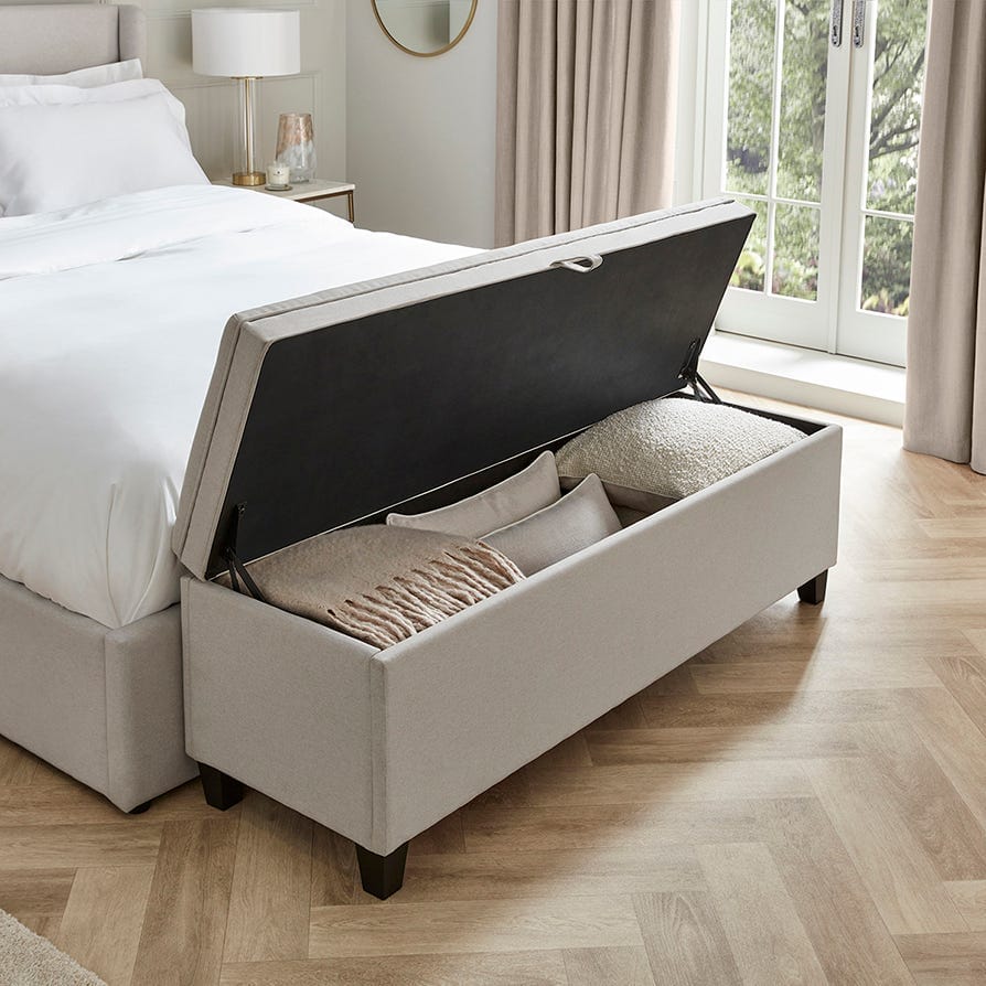 Dusklia - Windermere Storage Ottoman - Natural