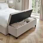 Dusklia - Windermere Storage Ottoman - Natural