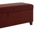 Dusklia - Windermere Storage Ottoman - Rust