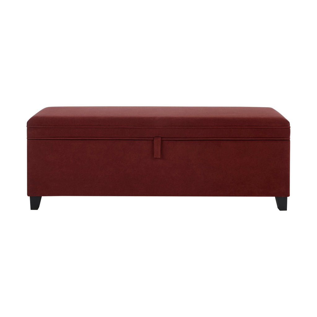 Dusklia - Windermere Storage Ottoman - Rust