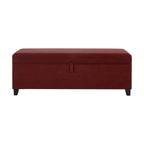 Dusklia - Windermere Storage Ottoman - Rust