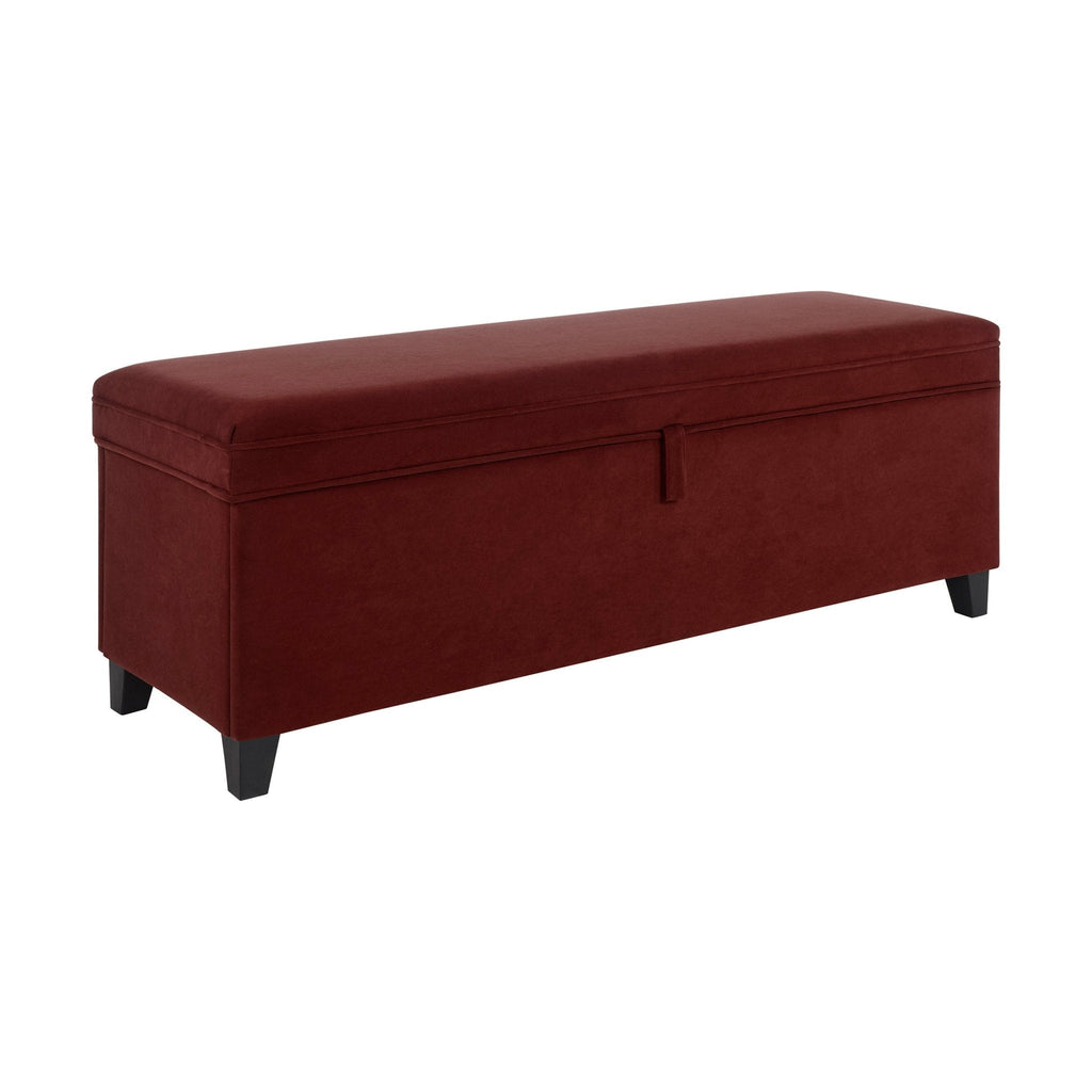 Dusklia - Windermere Storage Ottoman - Rust