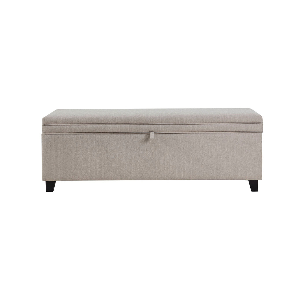 Dusklia - Windermere Storage Ottoman - Stone Grey