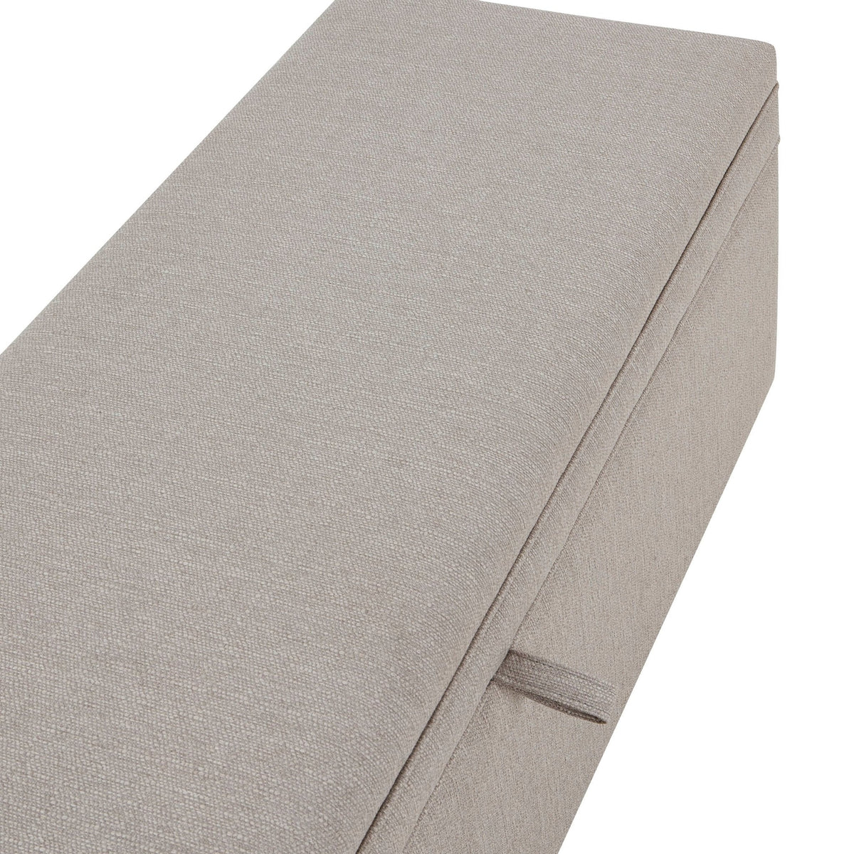 Dusklia - Windermere Storage Ottoman - Stone Grey