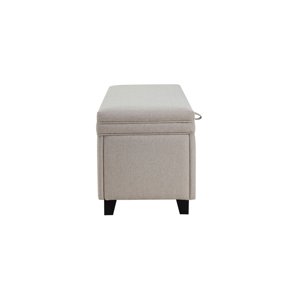 Dusklia - Windermere Storage Ottoman - Stone Grey