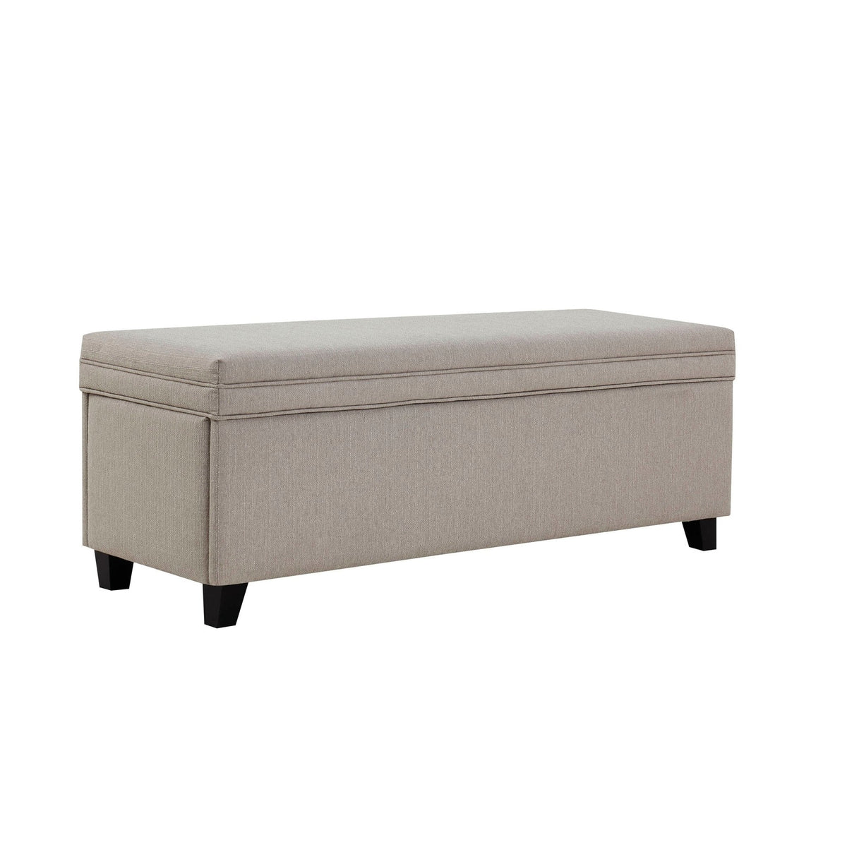 Dusklia - Windermere Storage Ottoman - Stone Grey