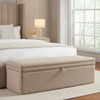 Dusklia - Windermere Storage Ottoman - Stone Grey