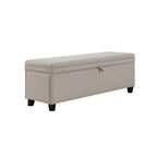 Dusklia - Windermere Storage Ottoman - Stone Grey