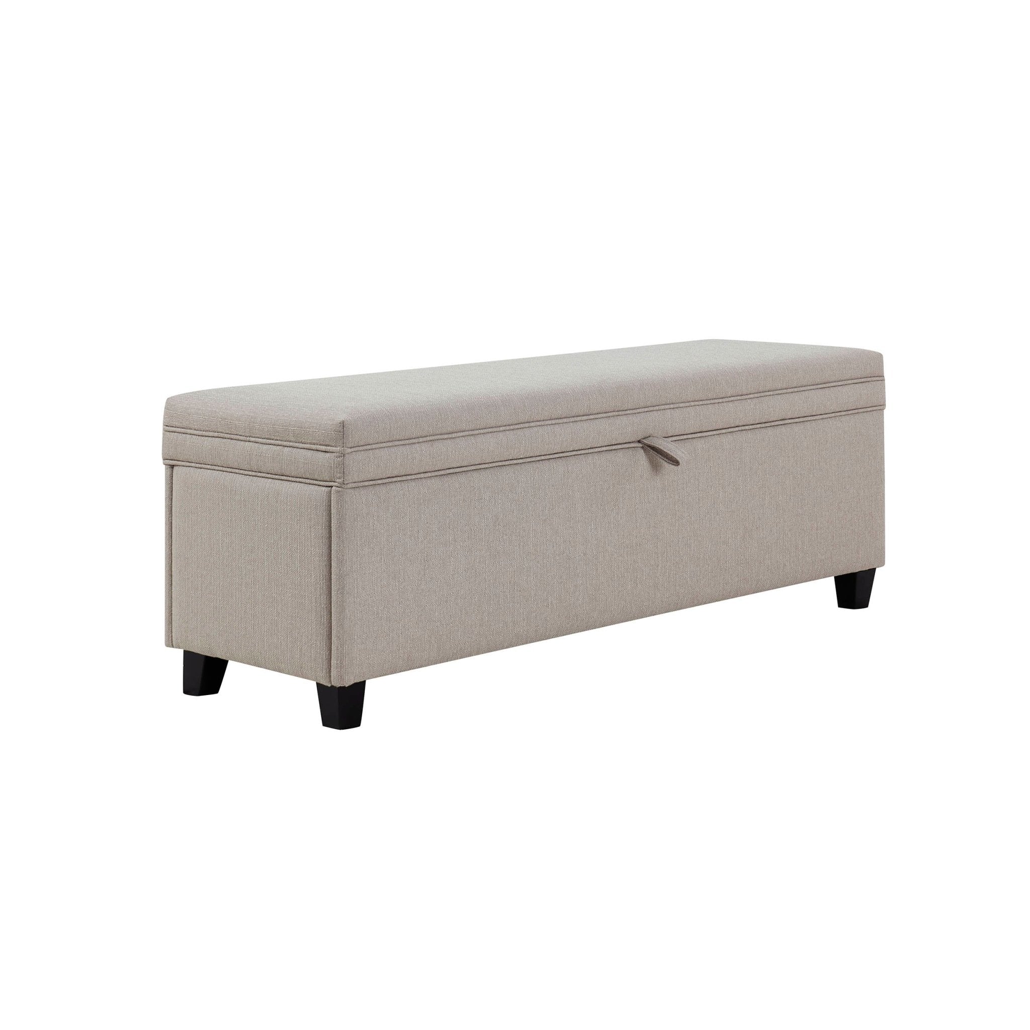 Dusklia - Windermere Storage Ottoman - Stone Grey