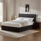 Dusklia - Windsor Ottoman Storage Bed - Black/Natural