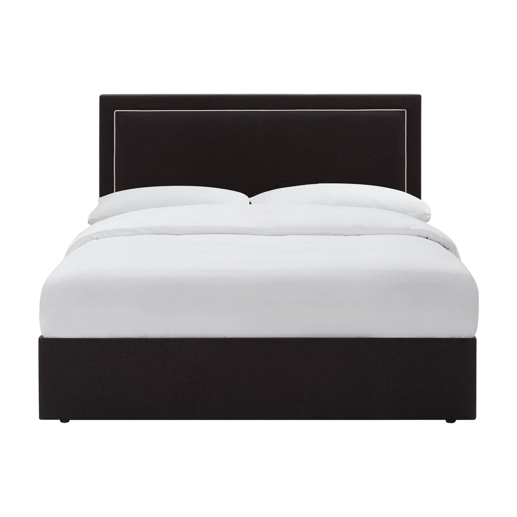 Dusklia - Windsor Ottoman Storage Bed - Black/Natural