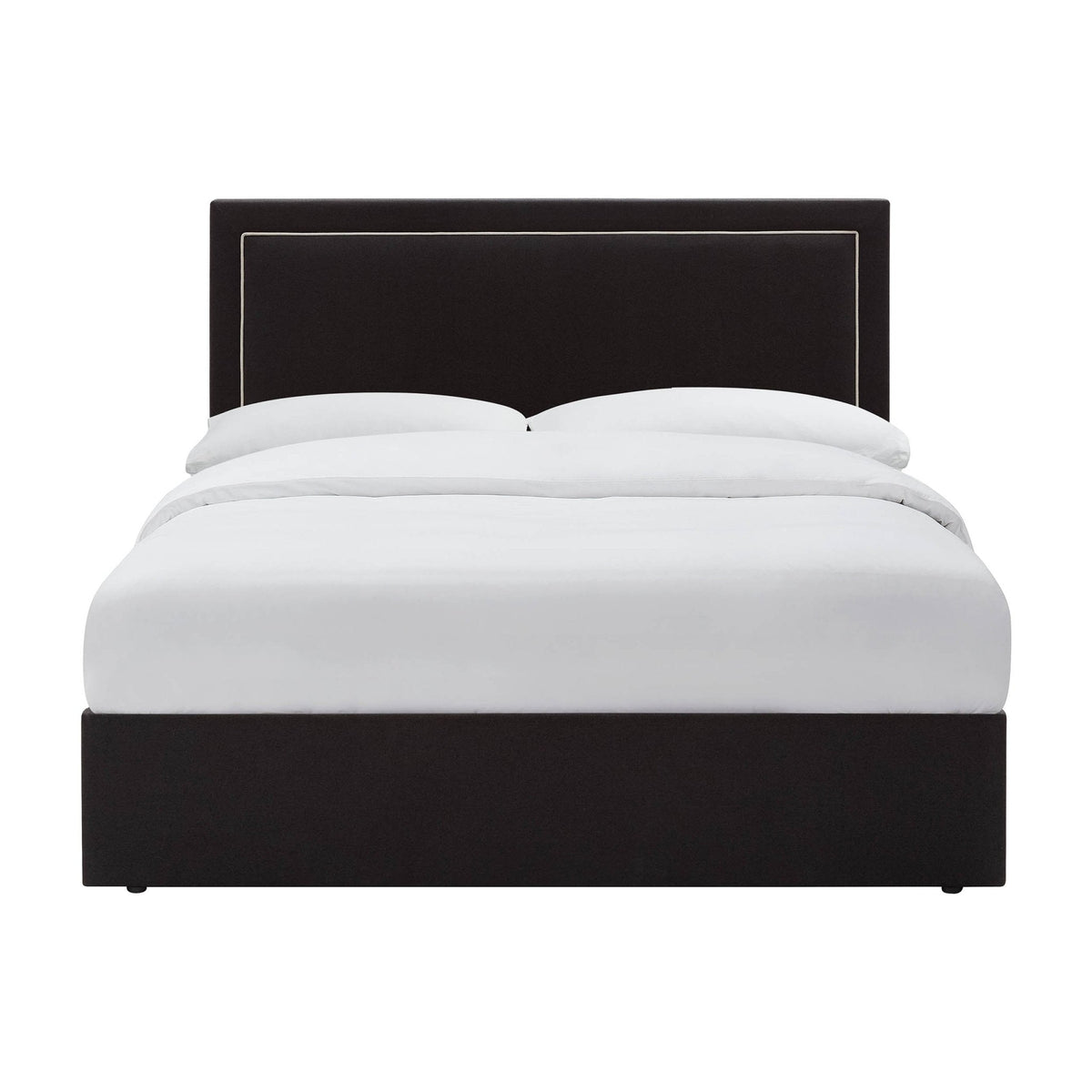 Dusklia - Windsor Ottoman Storage Bed - Black/Natural