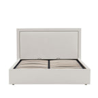 Dusklia - Windsor Ottoman Storage Bed - Natural/Black