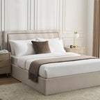 Dusklia - Windsor Ottoman Storage Bed - Natural/Black