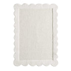 Dusklia - Wool Scallop Edge Rug - Off White