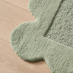 Dusklia - Wool Scallop Edge Rug - Sage