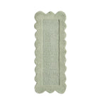 Dusklia - Wool Scallop Edge Runner - Sage