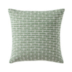 Dusklia - Woven Geometric Cushion Cover - Green