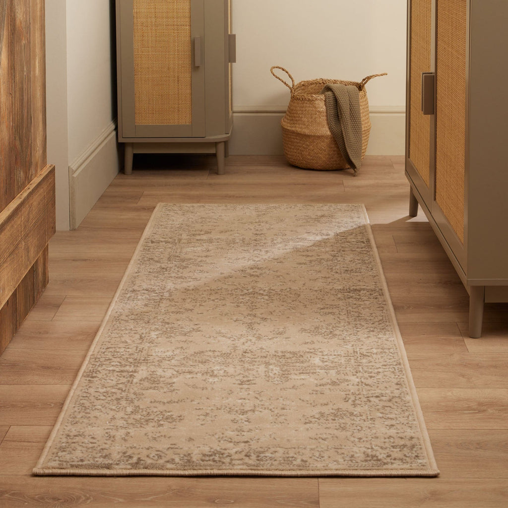 Dusklia - Yasmin Persian Style Runner Rug - 67 x 200cm - Natural
