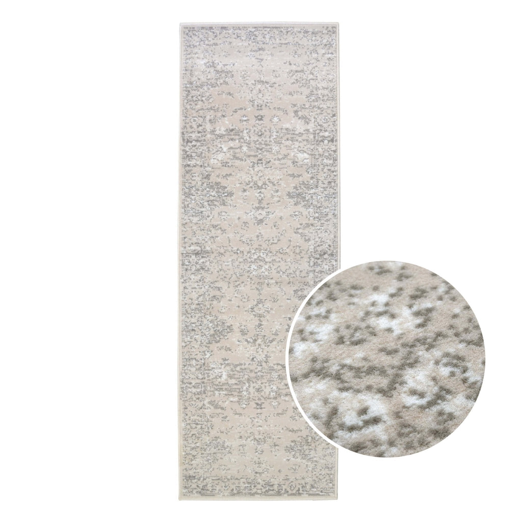 Dusklia - Yasmin Persian Style Runner Rug - 67 x 200cm - Natural
