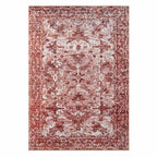 Dusklia - Zahra Persian Style Machine Washable Rug - Burnt Orange
