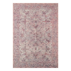 Dusklia - Zahra Persian Style Machine Washable Rug - Rose