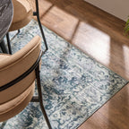 Dusklia - Zahra Persian Style Machine Washable Rug - Sage