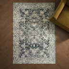 Dusklia - Zahra Persian Style Machine Washable Rug - Sage