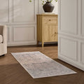 Dusklia - Zahra Persian Style Machine Washable Runner - Natural