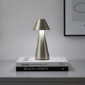 Dusklia - Zania Mini LED Rechargeable Wireless Lamp - Satin Nickel